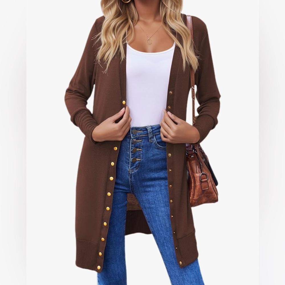 *(3 for 15)* Women’s XXL Long Sleeve Lightweight Neckline Soft Cardigan